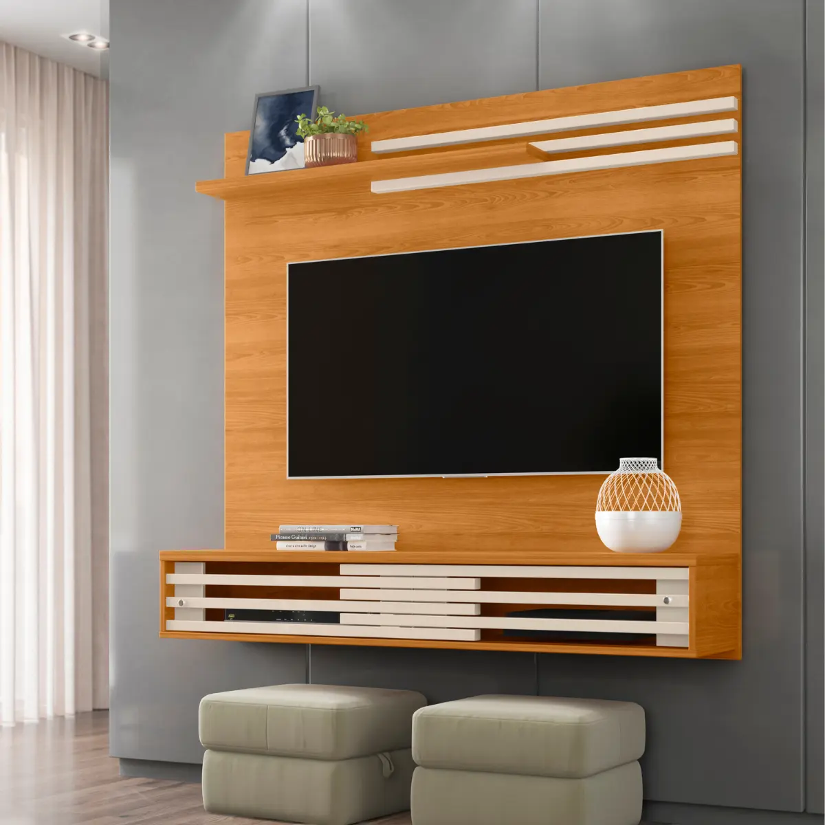 Bancada Suspensa Frizz Sublime Tvs até 55