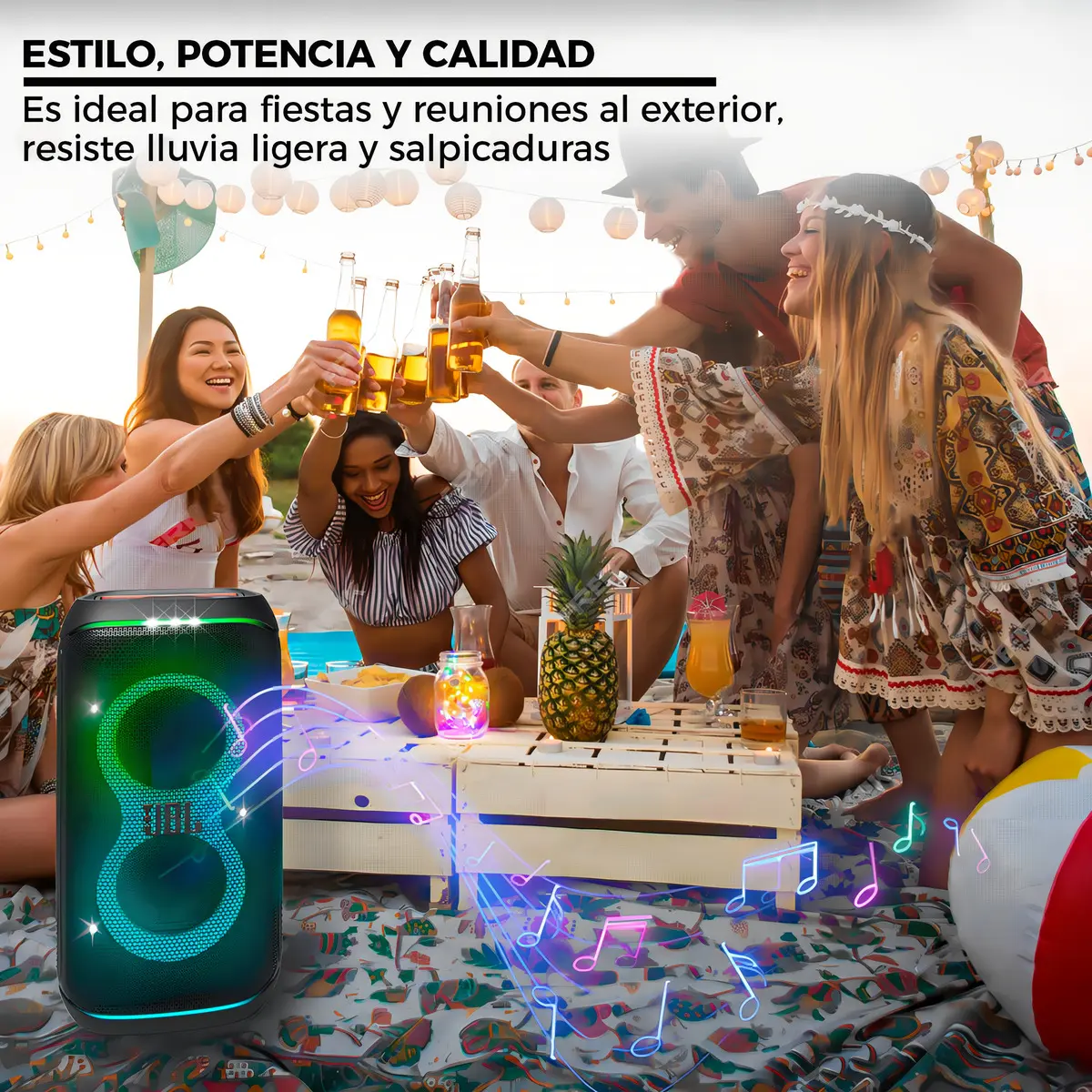 Caixa De Som JBL Partybox Club 120 Bluetooth COM BATERIA INTERNA 160 W LANÇAMENTO